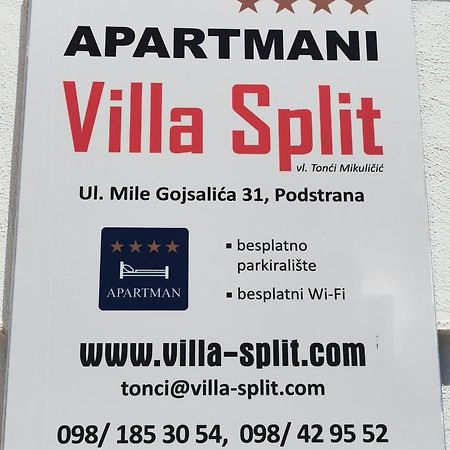 Apartments Villa Split Подстрана Экстерьер фото